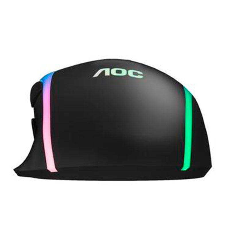Mouse Gamer AOC GM190, RGB, 7200DPI, 8 Botoes, Preto, GM190-BK - miniatura 5