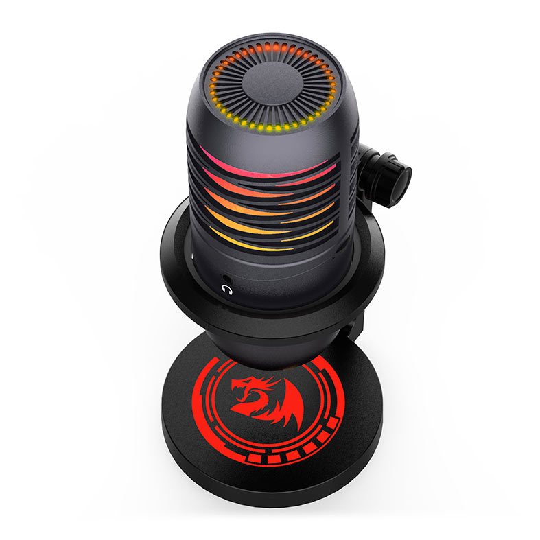 Microfone Condensador Redragon Nebula, Rainbow, Tipo-C, Preto, GM211 - miniatura 3