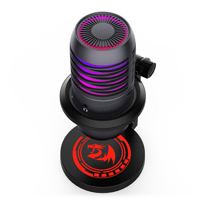 Microfone Condensador Redragon Nebula, Rainbow, Tipo-C, Preto, GM211 - miniatura 4