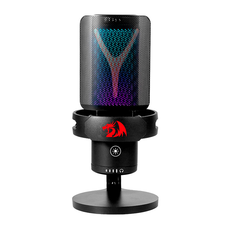 Microfone Redragon Fenris, RGB, USB-C, Preto, GM301 - miniatura 3