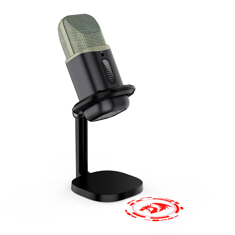 Microfone Gamer Redragon Echowave, RGB, USB Tipo-C, Preto, GM305 - miniatura 7