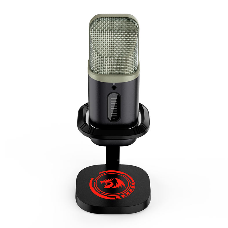 Microfone Gamer Redragon Echowave, RGB, USB Tipo-C, Preto, GM305 - miniatura 4