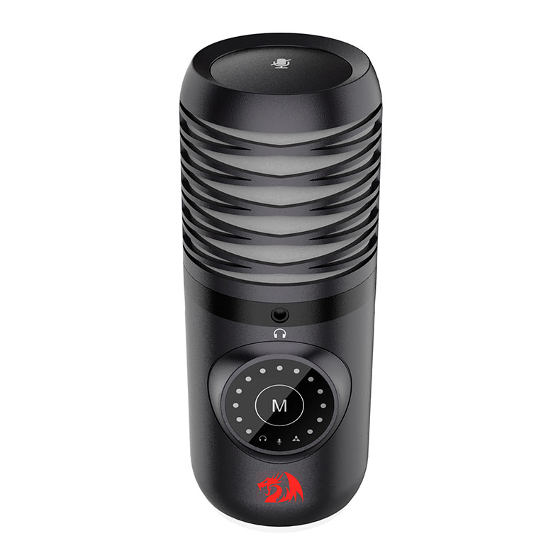 Microfone Gamer Redragon Stellaris, RGB, USB Tipo-C, Preto, GM306 - miniatura 7