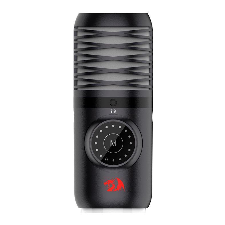 Microfone Gamer Redragon Stellaris, RGB, USB Tipo-C, Preto, GM306 - miniatura 6