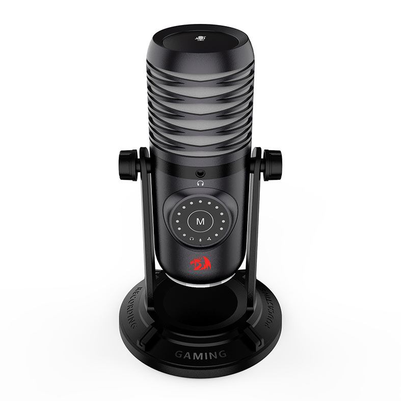 Microfone Gamer Redragon Stellaris, RGB, USB Tipo-C, Preto, GM306 - miniatura 4