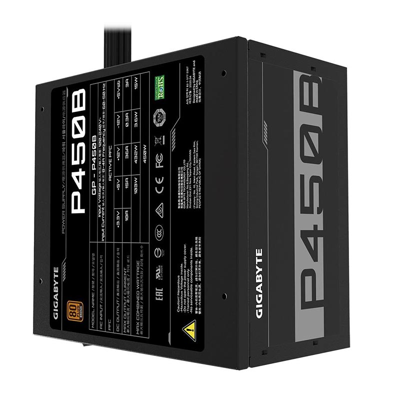 Fonte Gigabyte P450B 450W 80Plus Bronze, GP-P450B - miniatura 5