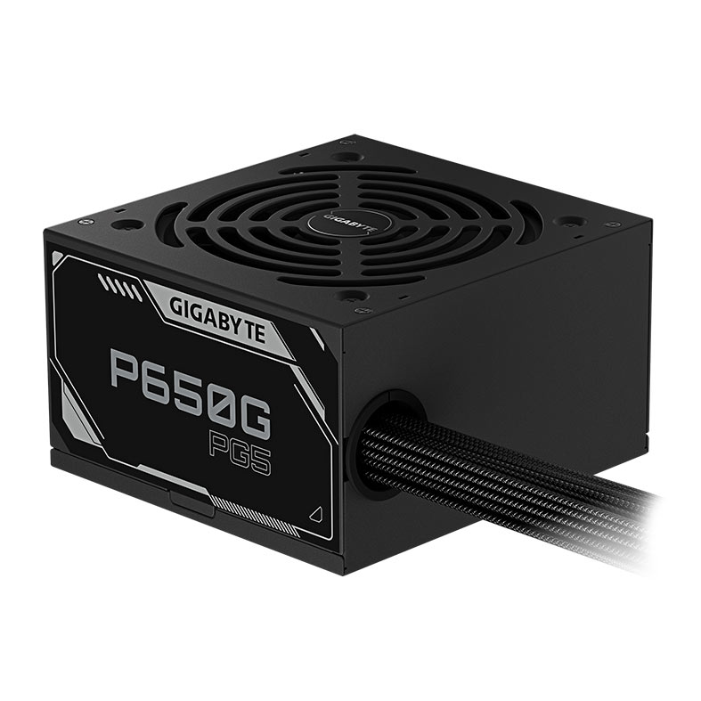 Fonte Gigabyte P650G PG5, 650W, ATX 3.1, PCIe 5.1, 80 Plus Gold, Preto, GP-P650G-PG5 - miniatura 3