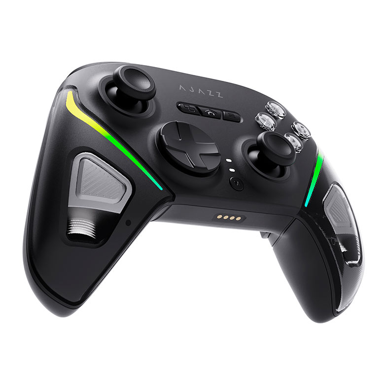 Controle Gamer Ajazz GP100, Para PC/Switch/Android/IOS, Wireless, Preto, GP100-BK - miniatura 3