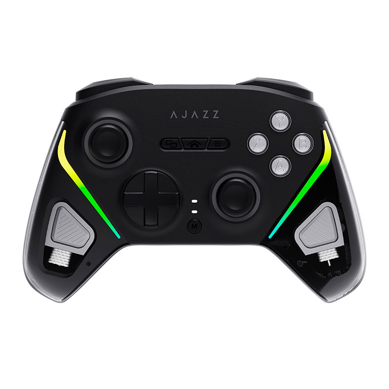 Controle Gamer Ajazz GP100, Para PC/Switch/Android/IOS, Wireless, Preto, GP100-BK - imagem 1