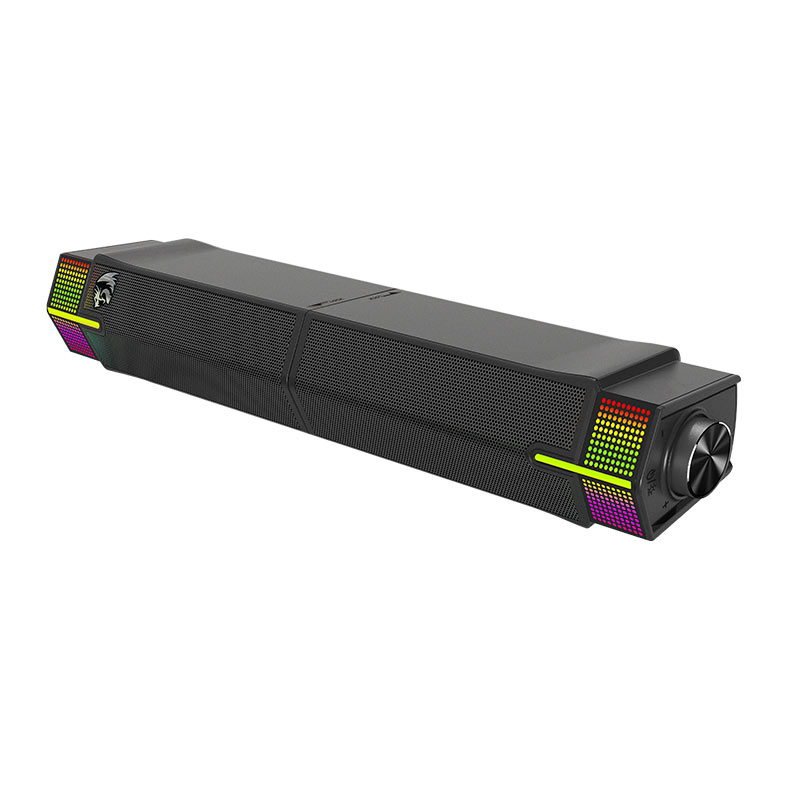 Caixa de Som Redragon Yorick, RGB, 2x2W RMS, Bluetooth, Preto, GS511 - miniatura 4