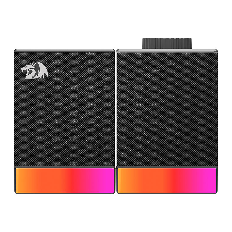 Caixa de Som Gamer Redragon Glyph 2.0, RGB, 5W RMS, Bluetooth, Preto, GS517 - miniatura 3