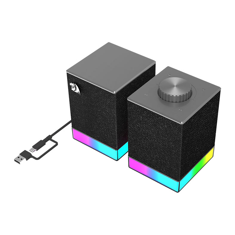 Caixa de Som Gamer Redragon Glyph 2.0, RGB, 5W RMS, Bluetooth, Preto, GS517 - miniatura 6