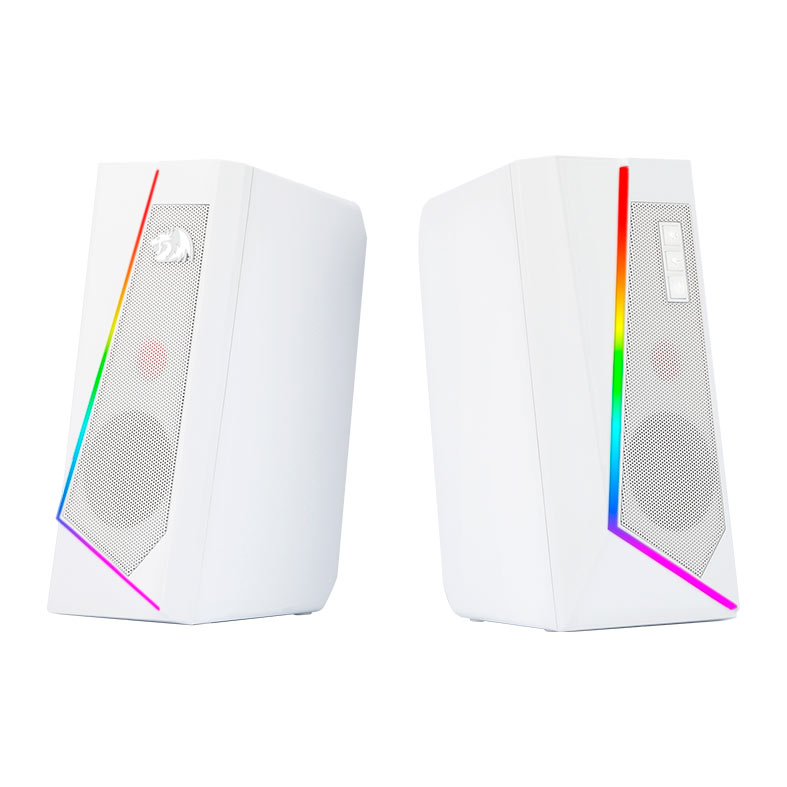 Caixa de Som Redragon Anvil, RGB, 5W RMS, USB e P2, Branca, GS520W - miniatura 5