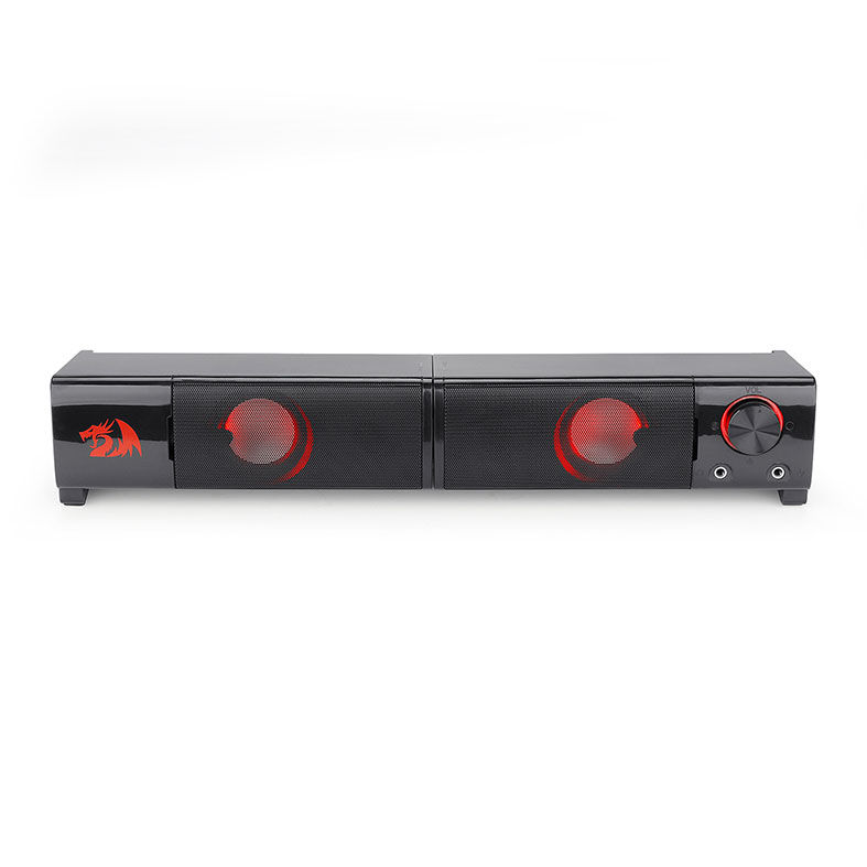 Caixa de Som Redragon Orpheus 2.1 Led Vermelho, GS550 - miniatura 5