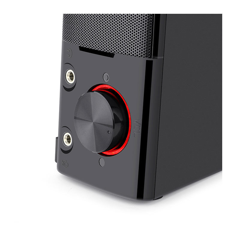 Caixa de Som Redragon Orpheus 2.1 Led Vermelho, GS550 - miniatura 7