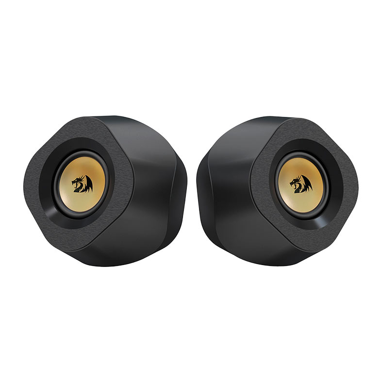 Caixa de Som Redragon Kaidas, RGB, 2x3W RMS, USB/Bluetooth/P2, Preta, GS590 - miniatura 3