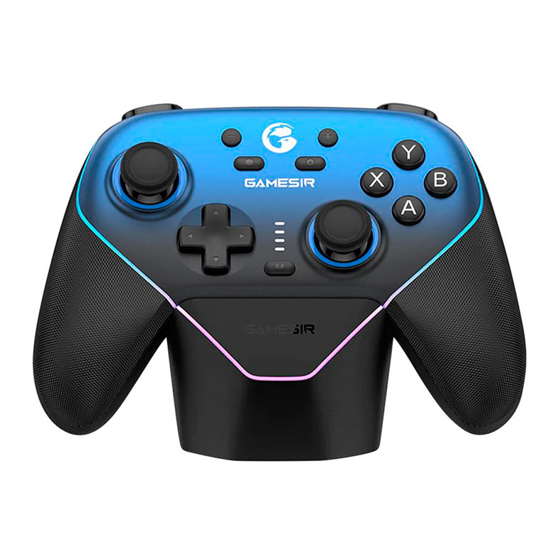 Controle GameSir Supernova, Led, Multi-plataforma, Tri-Mode, Azul e Preto, GSNVPB003 - imagem 1