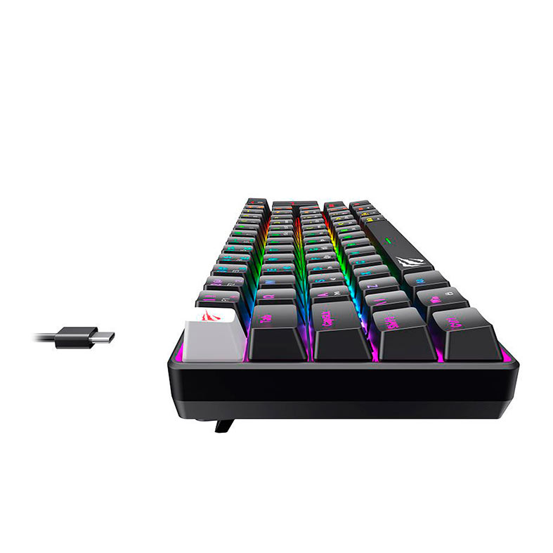 Teclado Mecanico Havit GT-KB11L, RGB, ABNT2, Switch Vermelho, Preto, GT-KB11L-PB - miniatura 5