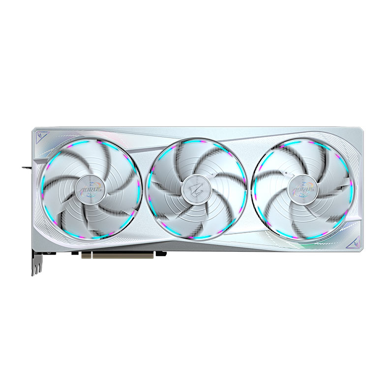 Placa de Video Gigabyte GeForce RTX 5080 Aorus Master Ice, 16GB, GDDR7, 256-bit, GV-N5080AORUSM-ICE-16GD - imagem 1