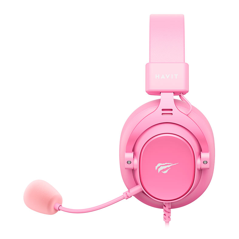 Headset Gamer Havit H2015SE, Drivers 53mm, Rosa, HVGMH-H2015SE-PK - miniatura 5