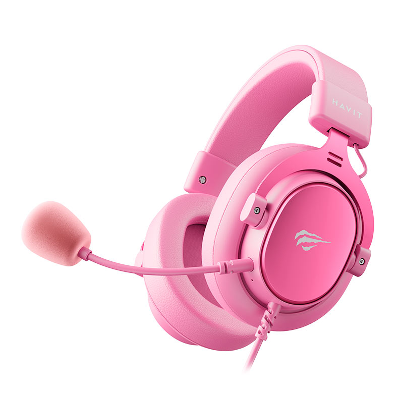 Headset Gamer Havit H2015SE, Drivers 53mm, Rosa, HVGMH-H2015SE-PK - miniatura 4