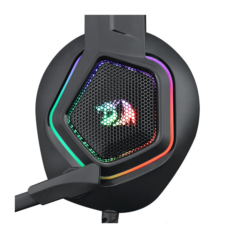 Headset Gamer Redragon Medea, RGB, Drivers 50mm, Preto, H280-MEDEA - miniatura 7