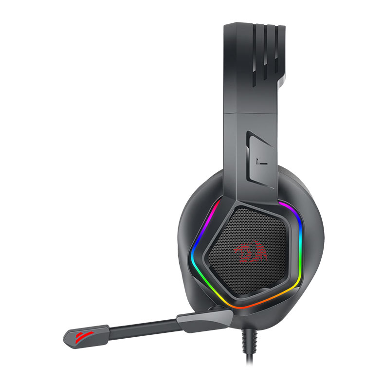 Headset Gamer Redragon Medea, RGB, Drivers 50mm, Preto, H280-MEDEA - miniatura 4
