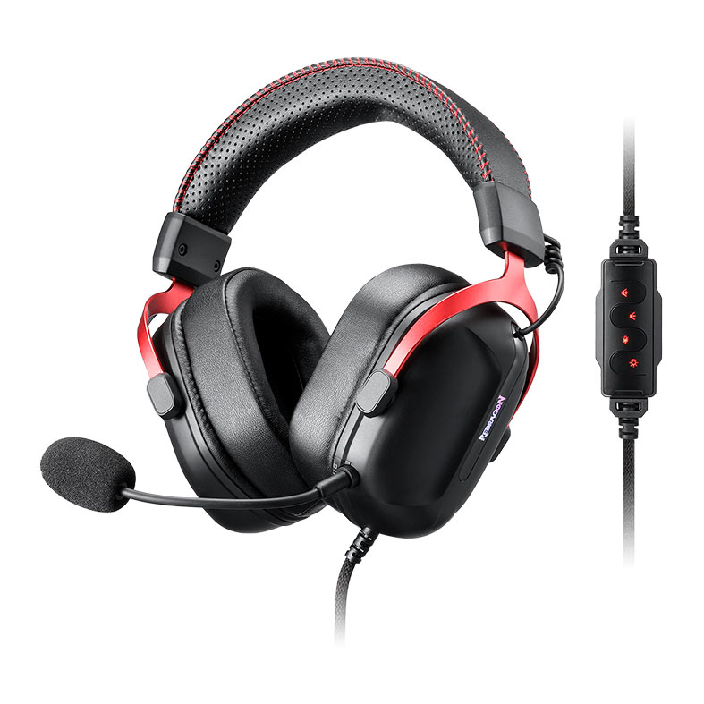 Headset Gamer Redragon Cybill, RGB, Drivers 50mm, 7.1 Surround, Preto, H312 - miniatura 3