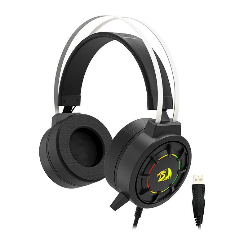 Headset Gamer Redragon Grendel, RGB, Drivers 40mm, Preto, H314-RGB - miniatura 9