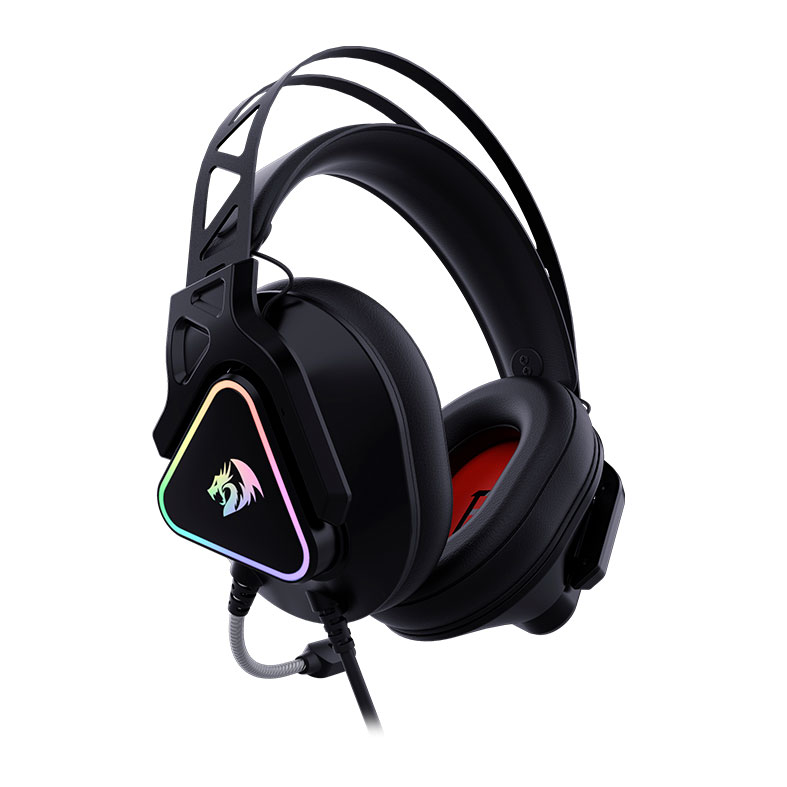 Headset Gamer Redragon Cadmus, RGB, Som Surround 7.1, Drivers 53mm, Preto, H370 - miniatura 7