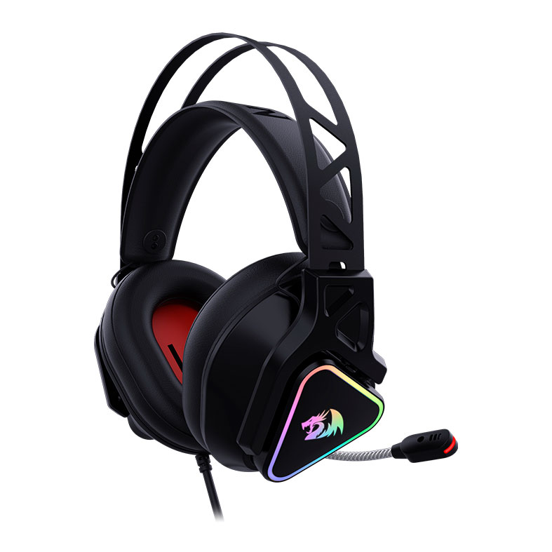 Headset Gamer Redragon Cadmus, RGB, Som Surround 7.1, Drivers 53mm, Preto, H370 - miniatura 6