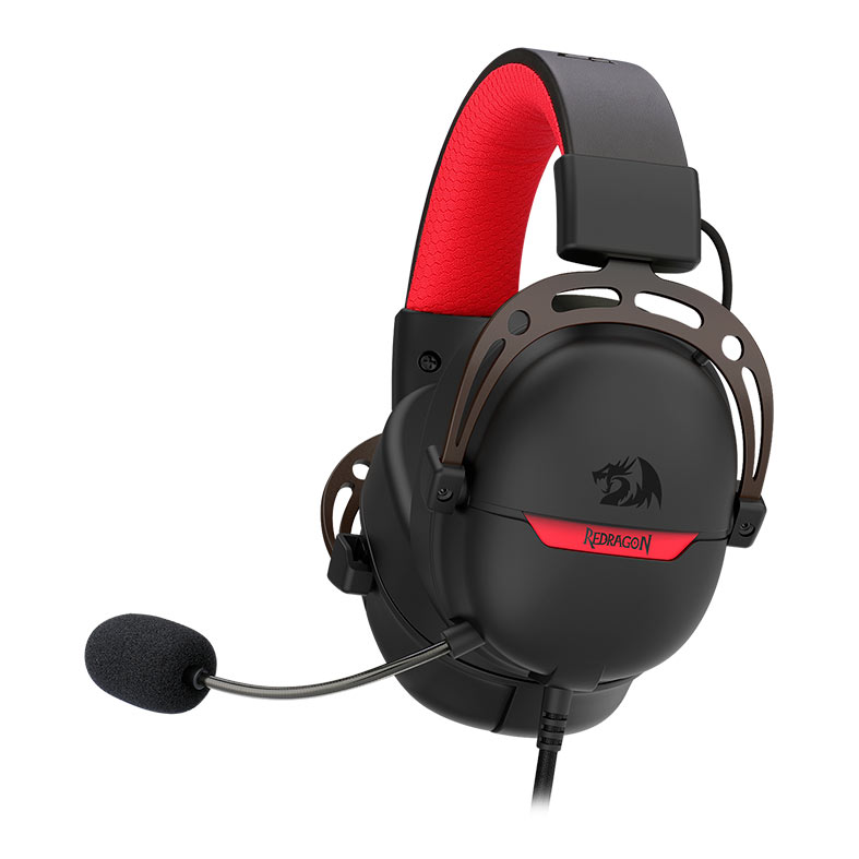 Headset Gamer Redragon Aurora, Drivers 40mm, USB, Preto, H376BR - miniatura 4