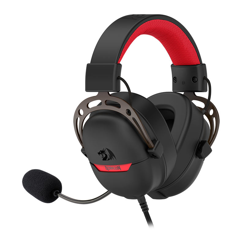 Headset Gamer Redragon Aurora, Drivers 40mm, USB, Preto, H376BR - miniatura 6