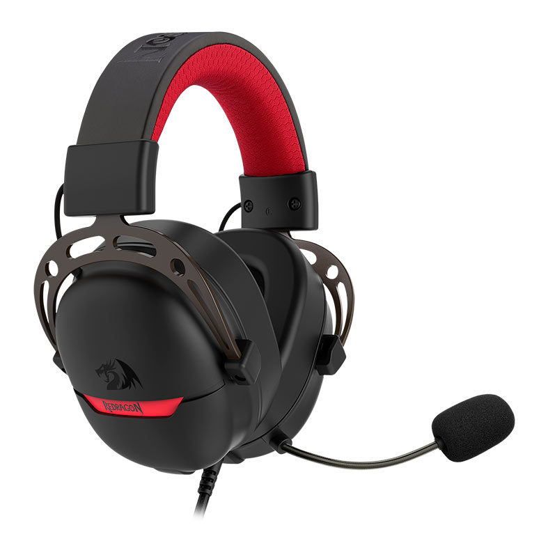 Headset Gamer Redragon Aurora, Drivers 40mm, USB, Preto, H376BR - miniatura 3