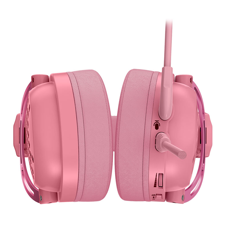 Headset Gamer Redragon Diomedes, Som Surround 7.1, Drivers 53mm, Rosa, H388-P - miniatura 7