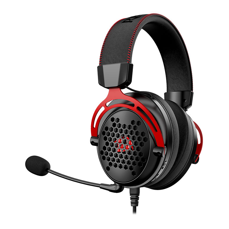 Headset Gamer Redragon Diomedes, Som Surround 7.1, Drivers 53mm, Preto e Vermelho, H388 - miniatura 3