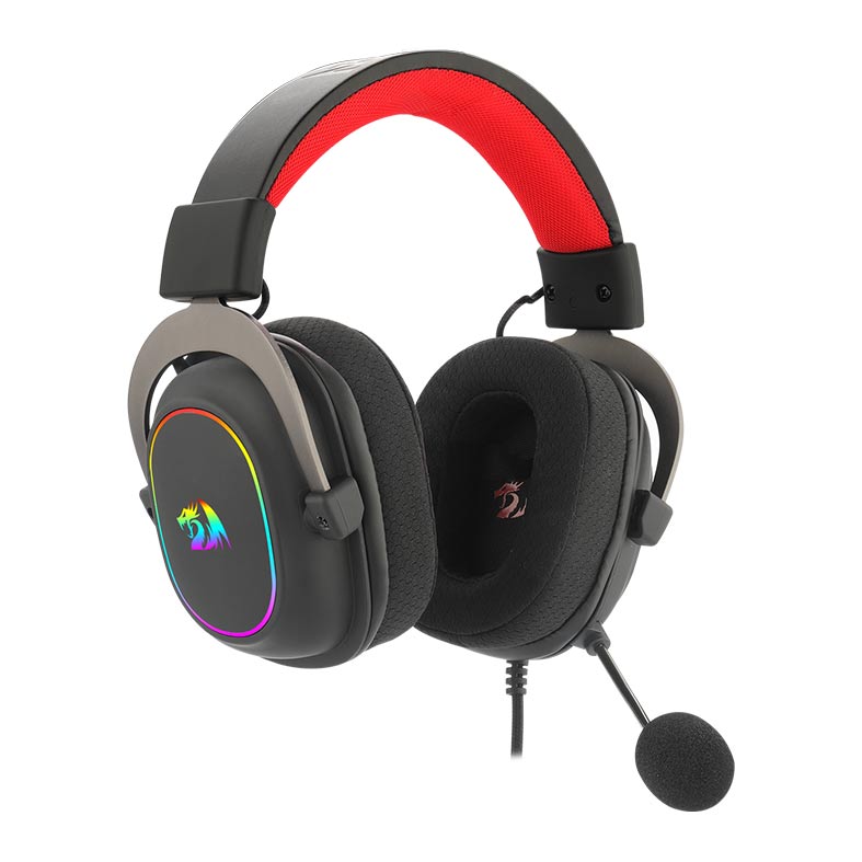 Headset Gamer Redragon Zeus X, RGB, Som Surround 7.1, Drivers 53mm, Preto, H510-RGB - miniatura 3