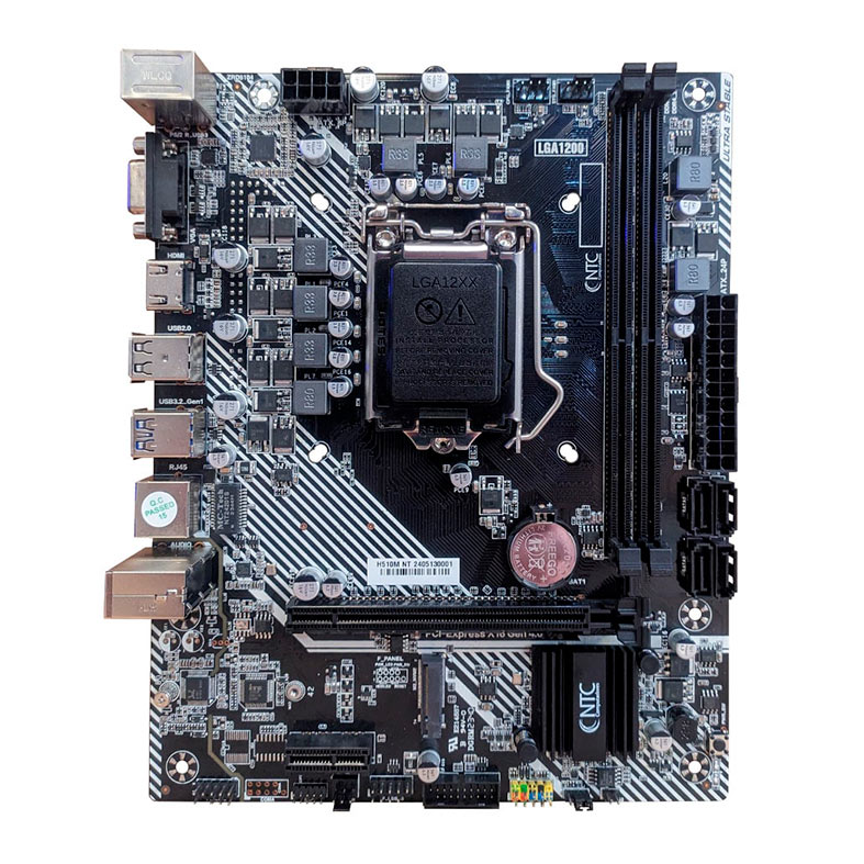 Placa Mae NTC H510M, DDR4, Socket LGA 1200, M-ATX, Chipset Intel H510, H510M-BOX - imagem 1