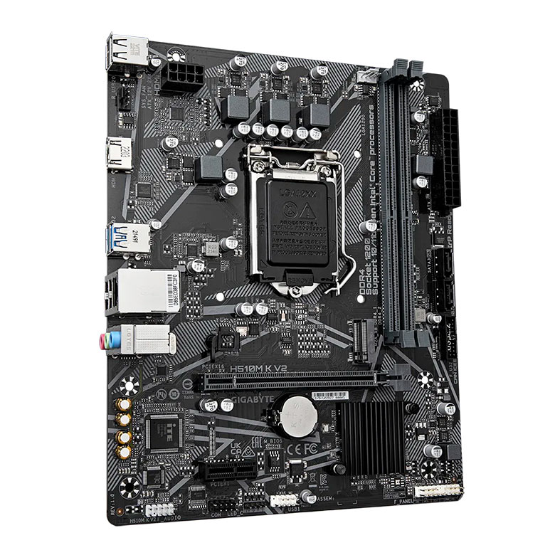 Placa Mae Gigabyte H510M K V2, DDR4, LGA 1200, M-ATX, Chipset Intel H470, H510M-K-V2 - miniatura 4