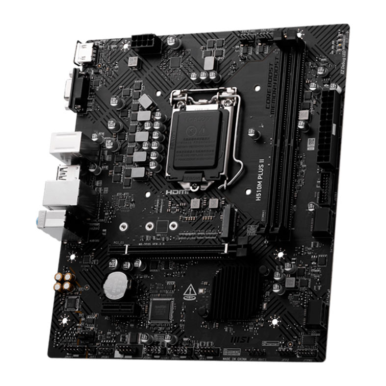 Placa Mae MSI H510M Plus II, DDR4, LGA1200, M-ATX, Chipset Intel H510, H510M-PLUS-II - miniatura 5