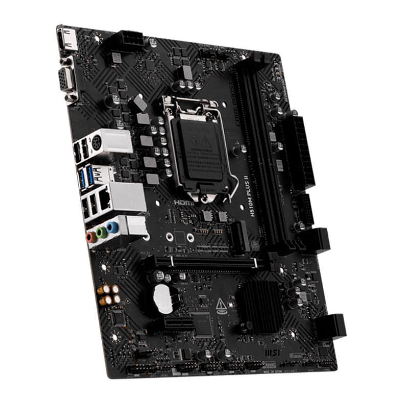 Placa Mae MSI H510M Plus II, DDR4, LGA1200, M-ATX, Chipset Intel H510, H510M-PLUS-II - miniatura 4
