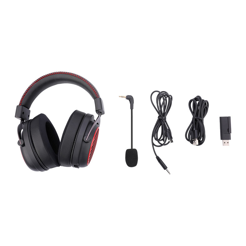Headset Gamer Redragon Luna Pro, Drivers 53mm, Wireless, Preto, H540-PRO - miniatura 8