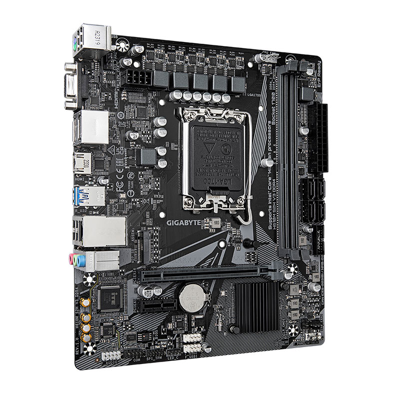 Placa Mae Gigabyte H610M S2H V3 DDR4, LGA1700, M-ATX, Chipset Intel H610, H610M-S2H-V3-DDR4 - miniatura 4