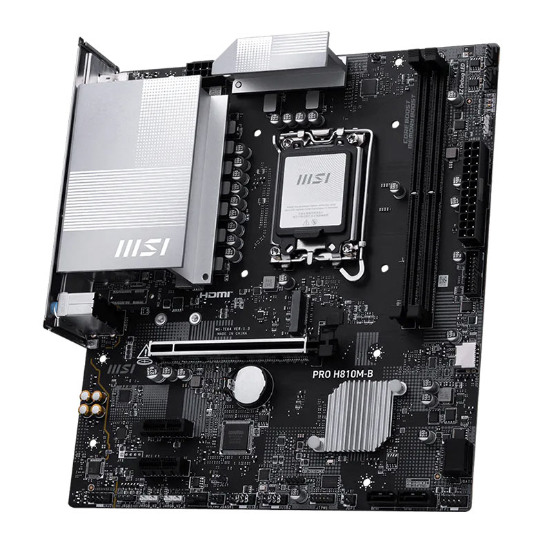 Placa Mae MSI Pro H810M-B, DDR5, Socket LGA 1851, M-ATX, Chipset Intel H810, H810M-B - miniatura 5