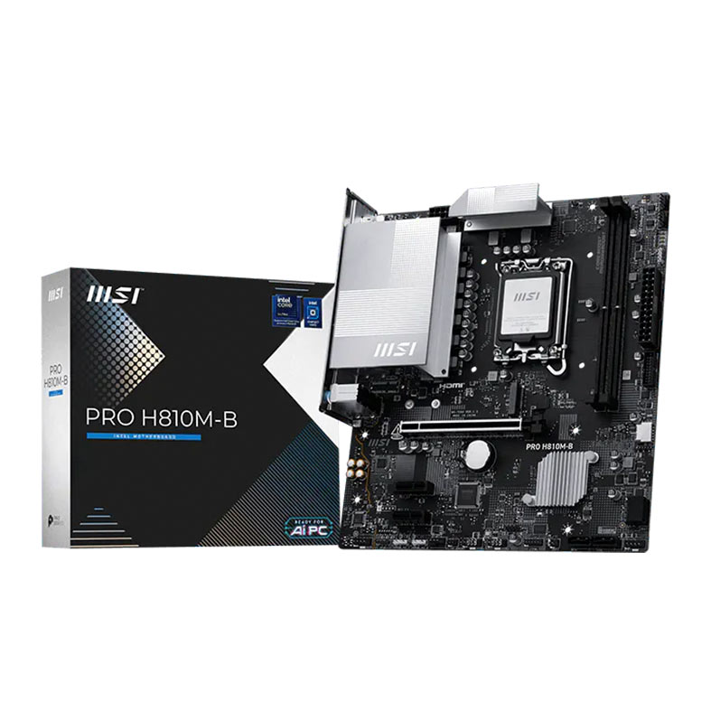Placa Mae MSI Pro H810M-B, DDR5, Socket LGA 1851, M-ATX, Chipset Intel H810, H810M-B - miniatura 3