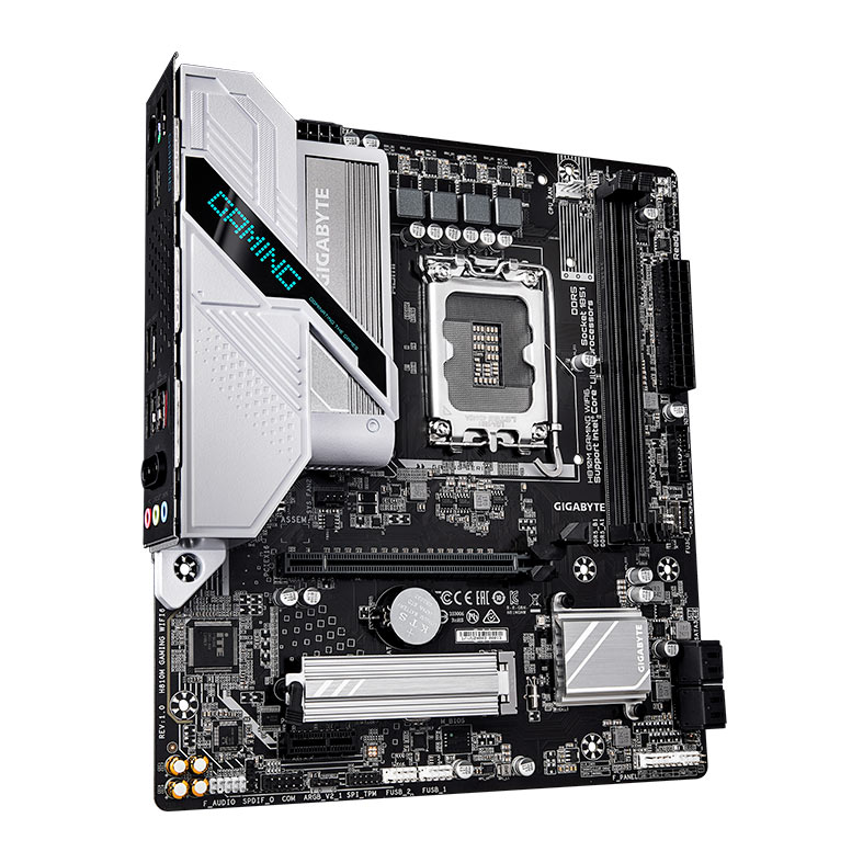 Placa Mae Gigabyte H810M Gaming WIFI6, DDR5, LGA1851, M-ATX, Chipset Intel H810M, H810M-GAMING-WIFI6 - miniatura 4
