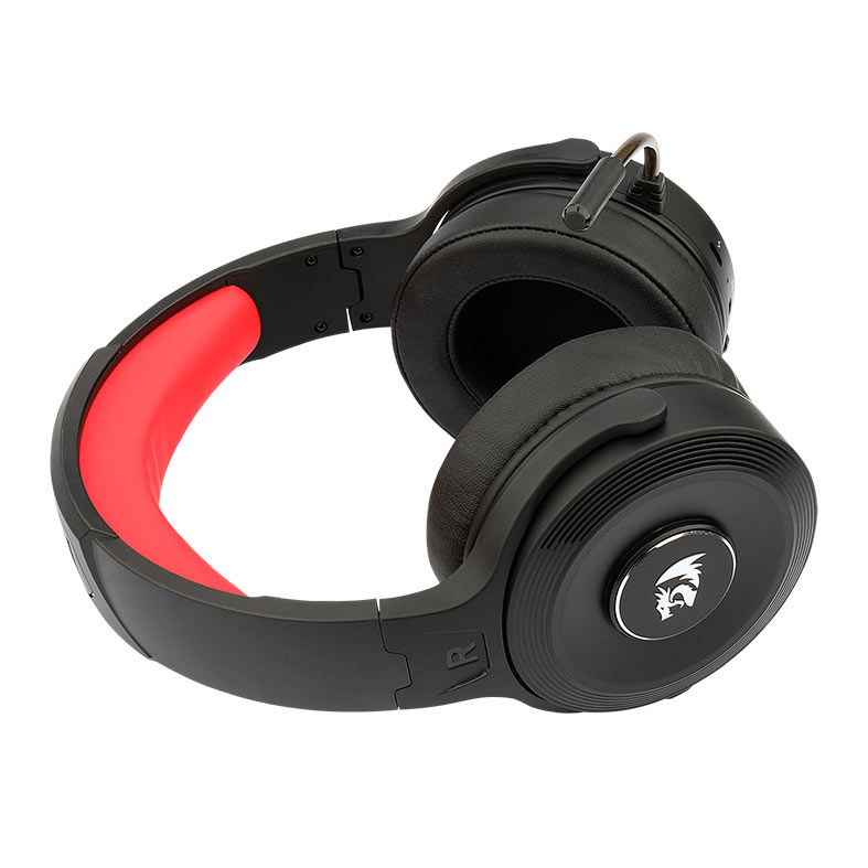 Headset Gamer Redragon Pelops Pro, Drivers 40mm, Wireless, Preto e Vermelho, H818-PRO - miniatura 5
