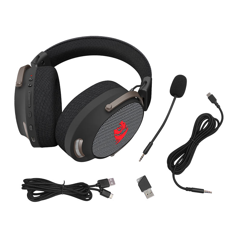 Headset Gamer Redragon Arrow, Som Surround 7.1, Drivers 53mm, Preto, H858 - miniatura 8