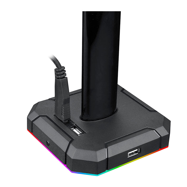 Suporte Para Headset Redragon Scepter, RGB, Preto, HA312 - miniatura 7