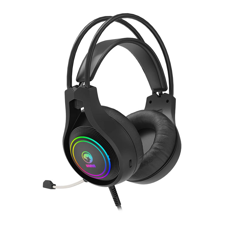 Headset Gamer Marvo HG8921, RGB, Drivers 40mm, Preto, HG8921 - miniatura 3